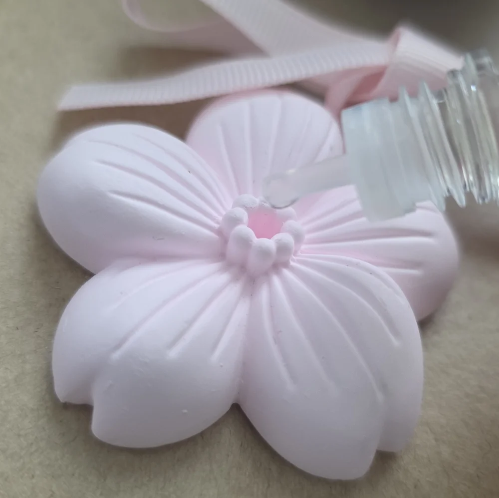 Pink Flower Decorative Essential Oil Aroma Passive Diffuser Gypsum Stone